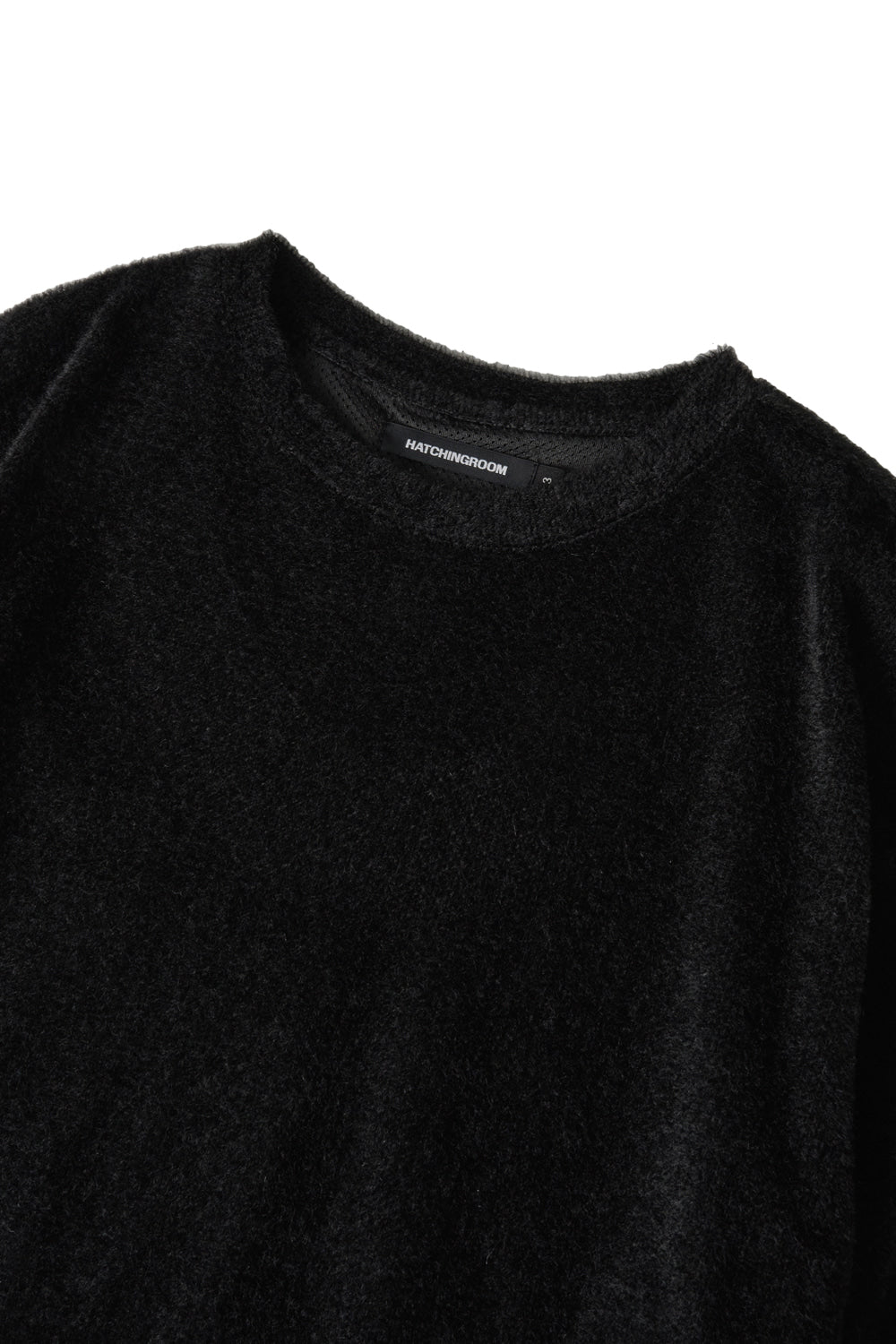 Hatchingroom - Fuzzy Mesh Tee (Black) product image 3 | TRAB K-Fashion Australia