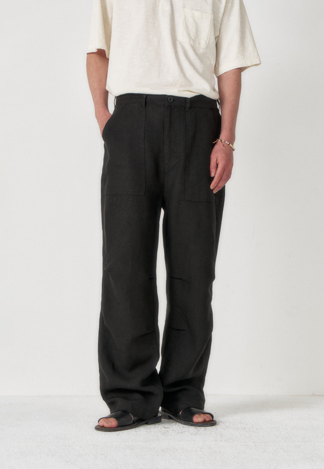 Art if acts - Linen Parachute Pants (Black) product image 4 | TRAB K-Fashion Australia