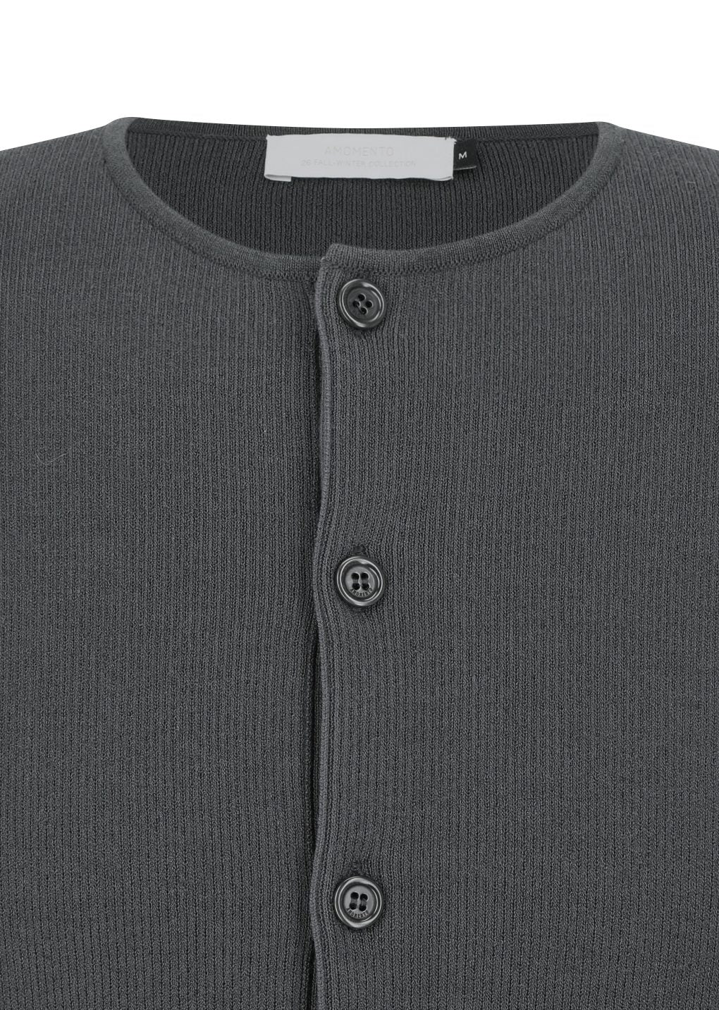 Amomento - Stripe button up cardigan (Charcoal) product image 4 | TRAB K-Fashion Australia