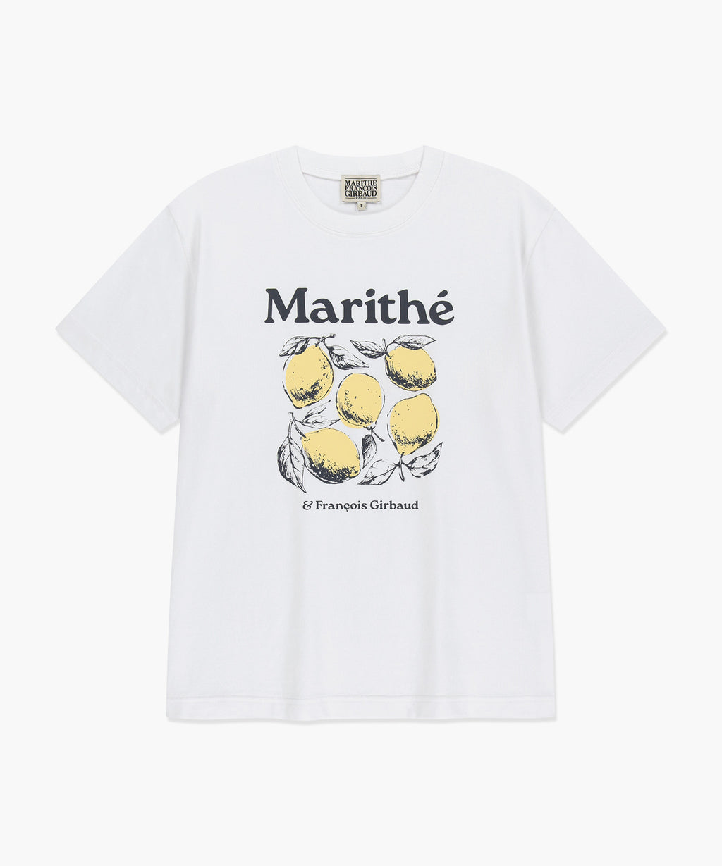 Marithe & Francois Girbaud - Aerocool Lemon Graphic Tee (White) product image 6 | TRAB K-Fashion Australia