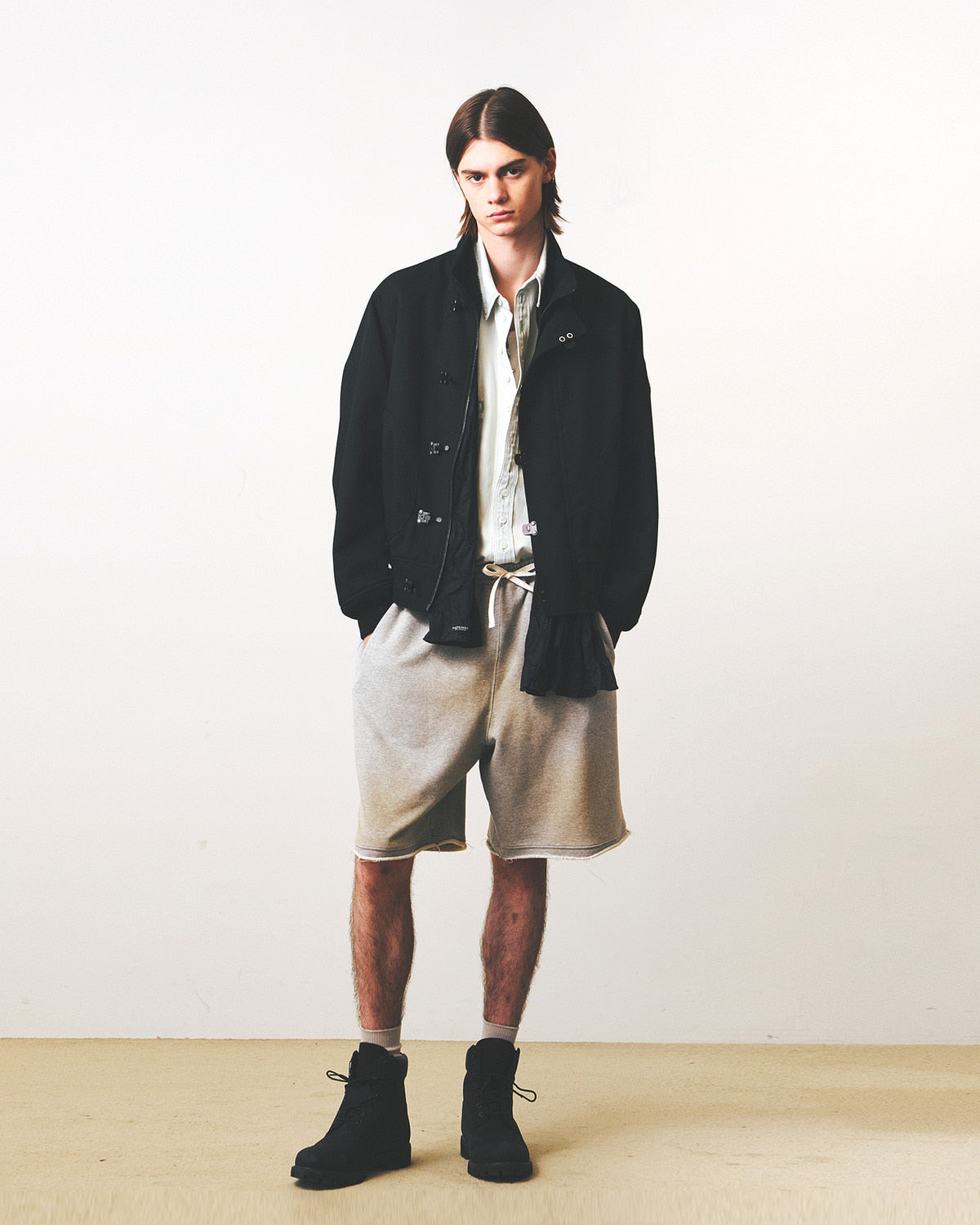 Eastlogue - Deck Jumper (Black Twill) product image 1 | TRAB K-Fashion Australia