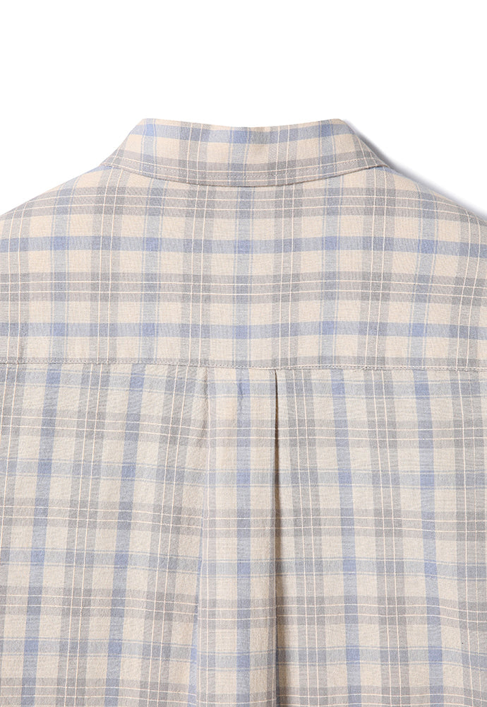 Art if acts - French Check Shirt (Cliff/Blue) product image 9 | TRAB K-Fashion Australia
