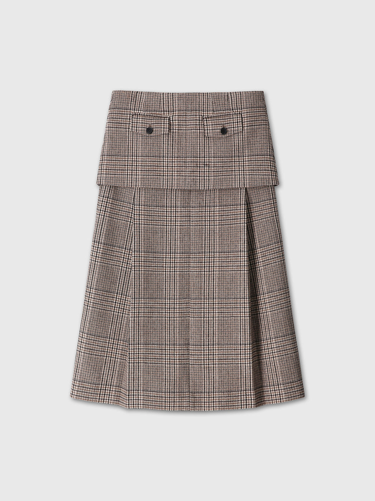 Tonywack - Checked Wool Double-Layered Skirt (Glen Check) product image 10 | TRAB K-Fashion Australia