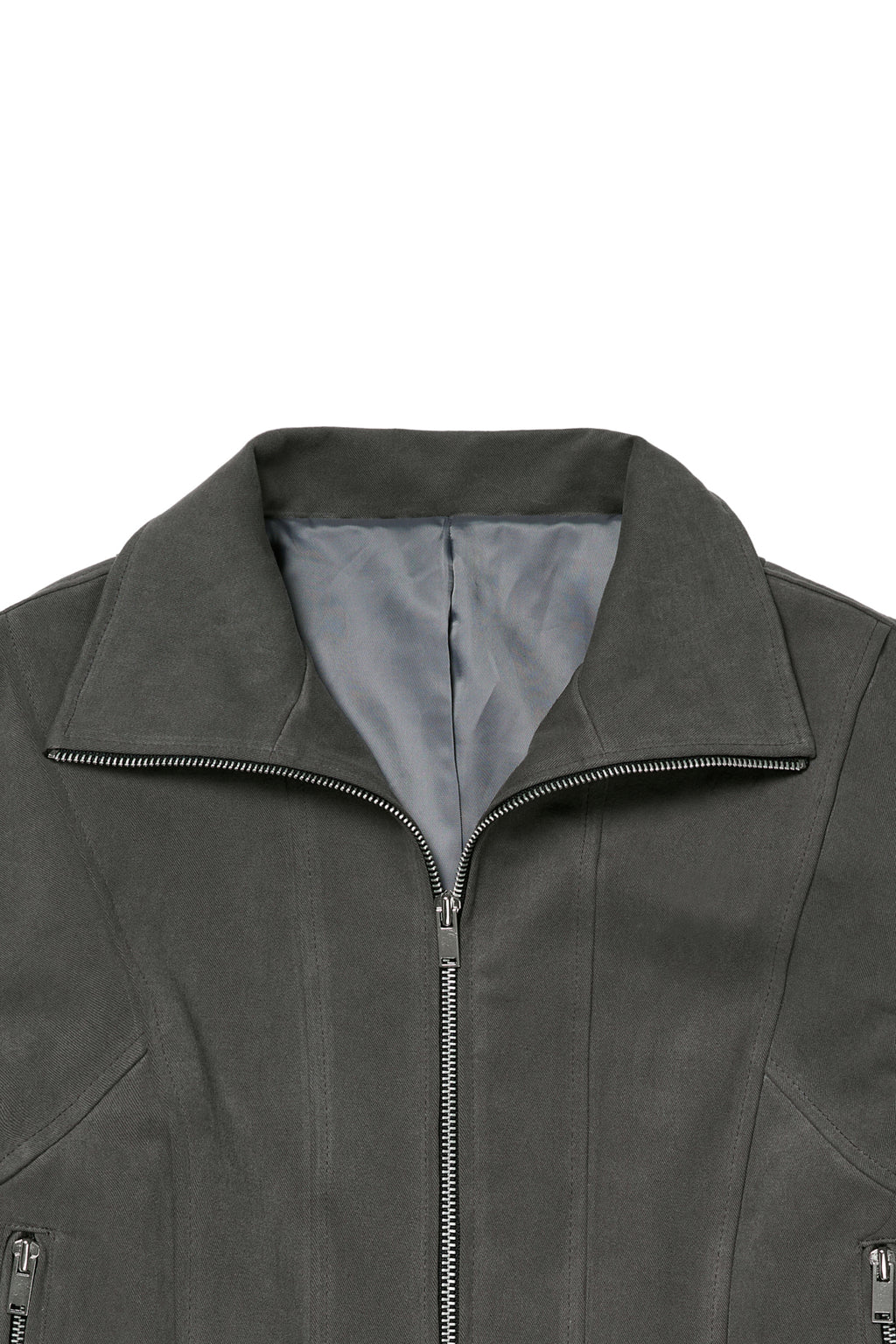Deinet - Deinet Belted Cotton Jacket (Charcoal) product image 15 | TRAB K-Fashion Australia