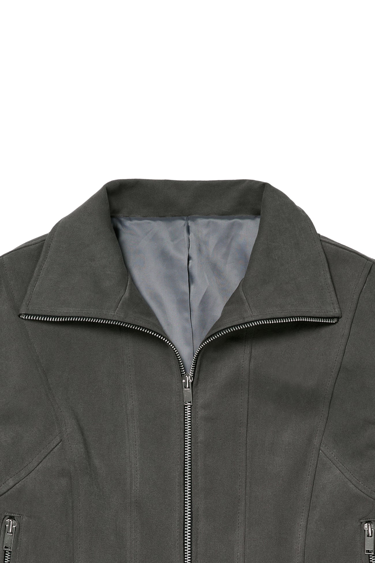 Deinet - Deinet Belted Cotton Jacket (Charcoal) product image 15 | TRAB K-Fashion Australia