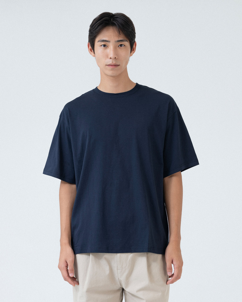 Brownyard - One Day T Shirt (Dark Navy) product image 1 | TRAB K-Fashion Australia
