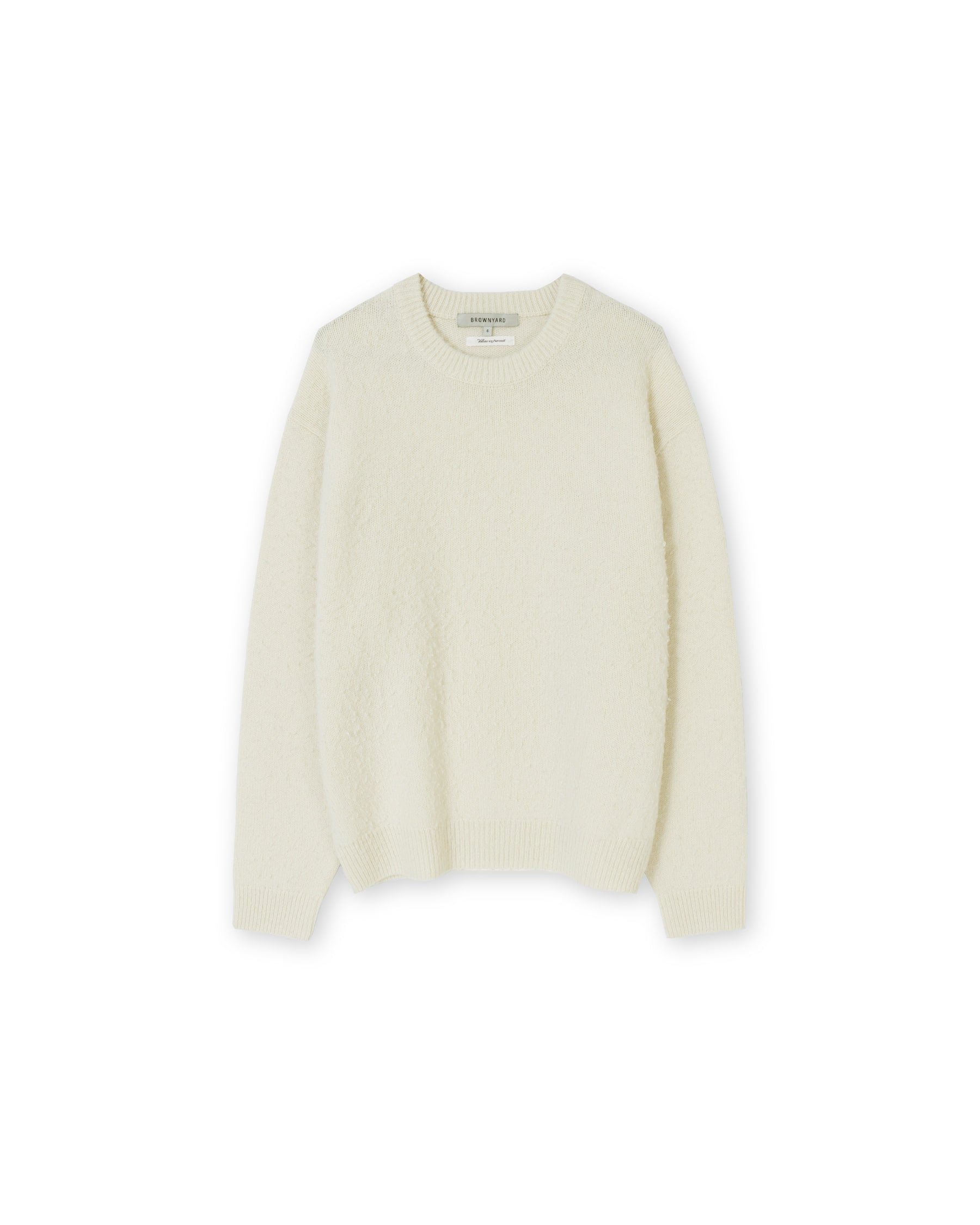 Brownyard - Brushed Sweater (Ivory) product image 4 | TRAB K-Fashion Australia