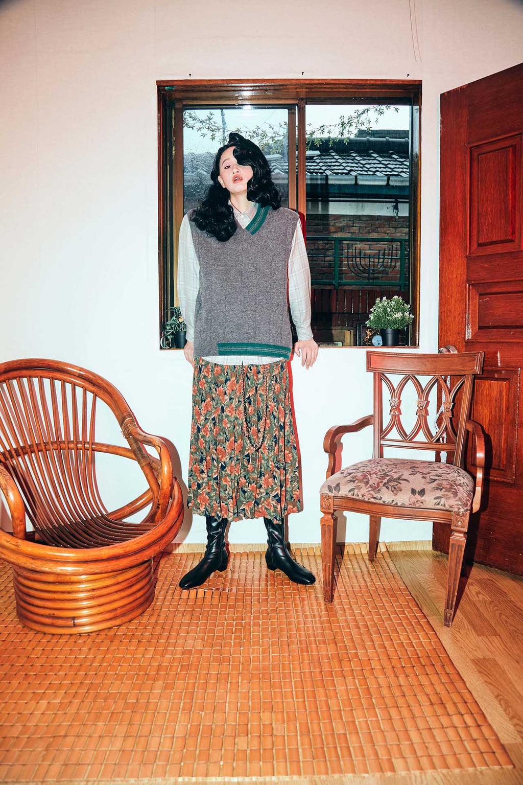 Ioedle - Wool Shirt (Green) product image 11 | TRAB K-Fashion Australia