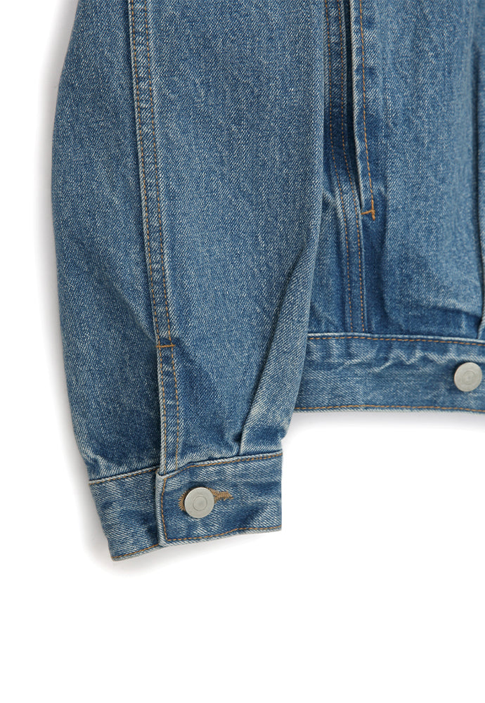 Tonywack - Constructed Pleats Denim Jacket (Faded Vintage Blue) product image 12 | TRAB K-Fashion Australia