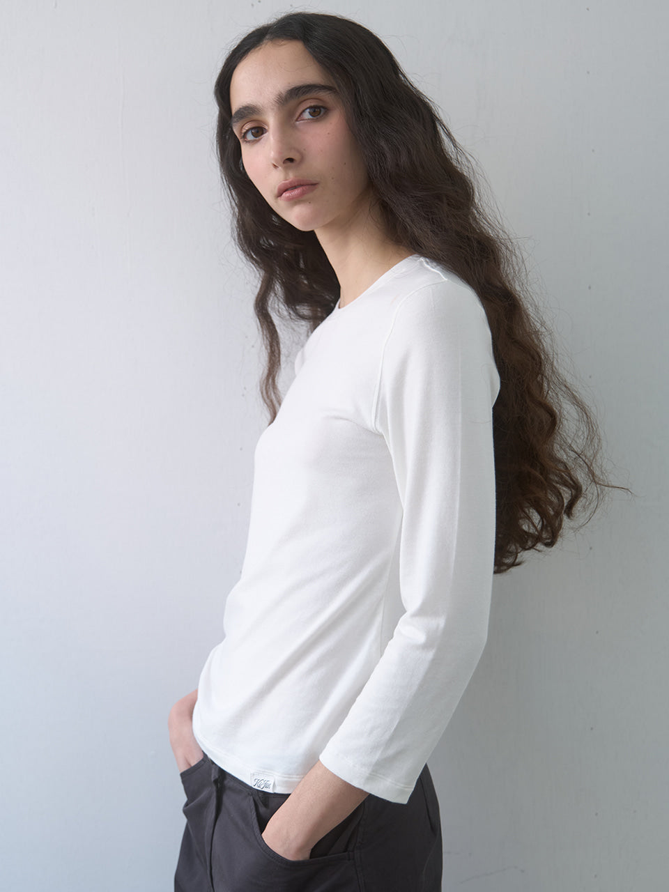 Kijun - Essential Mid Sleeve Tee (4Colors) product image 4 | TRAB K-Fashion Australia