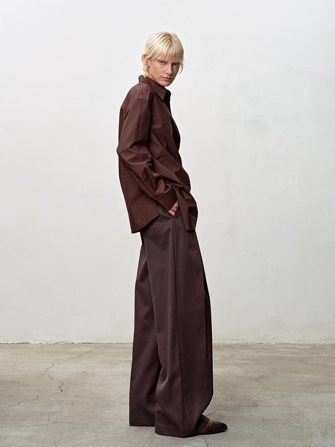 Tonywack - Cotton Twisted Shirt (Brown) product image 7 | TRAB K-Fashion Australia