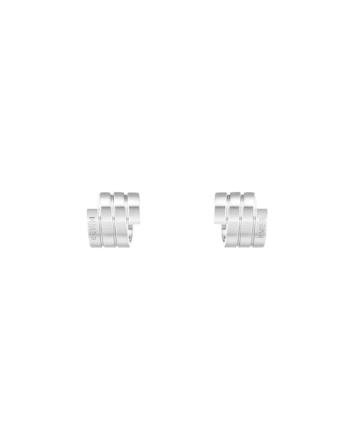 Numbering - Flat Coil Hoop Earrings #4108 product image 6 | TRAB K-Fashion Australia