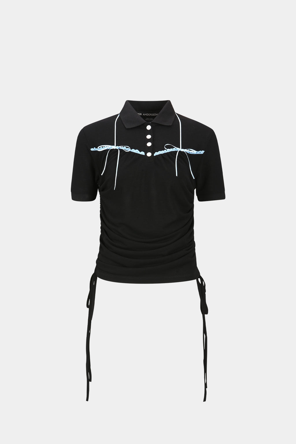 Andersson Bell - Halter String Piqué Polo Shirts (Black) product image 10 | TRAB K-Fashion Australia