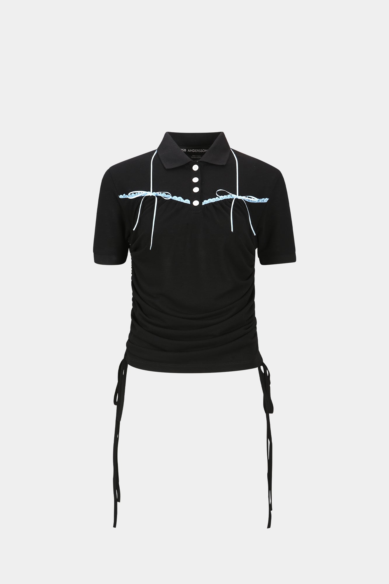 Andersson Bell - Halter String Piqué Polo Shirts (Black) product image 10 | TRAB K-Fashion Australia