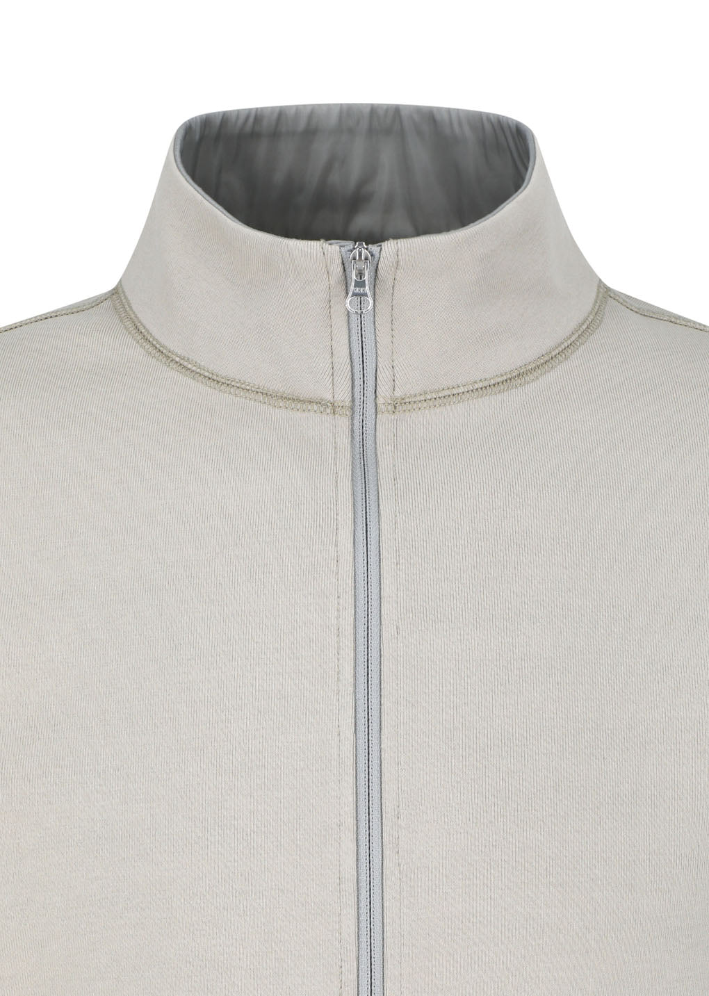 Amomento - Pocket Zip Up Jumper (Beige) product image 4 | TRAB K-Fashion Australia