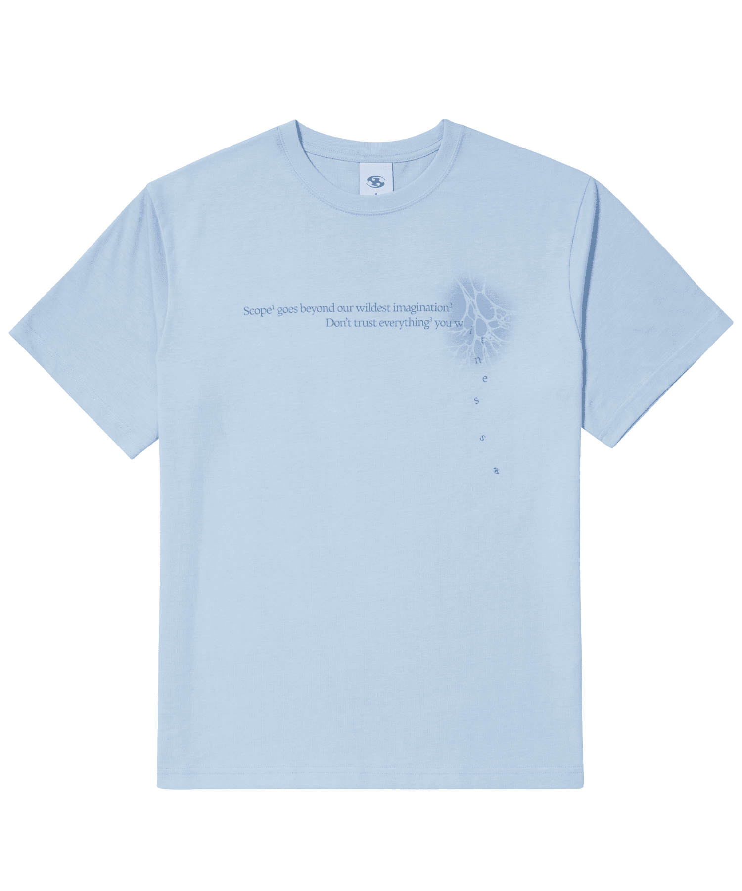 San San Gear - Eyewithness T-Shirt Sky Blue product image 1 | TRAB K-Fashion Australia