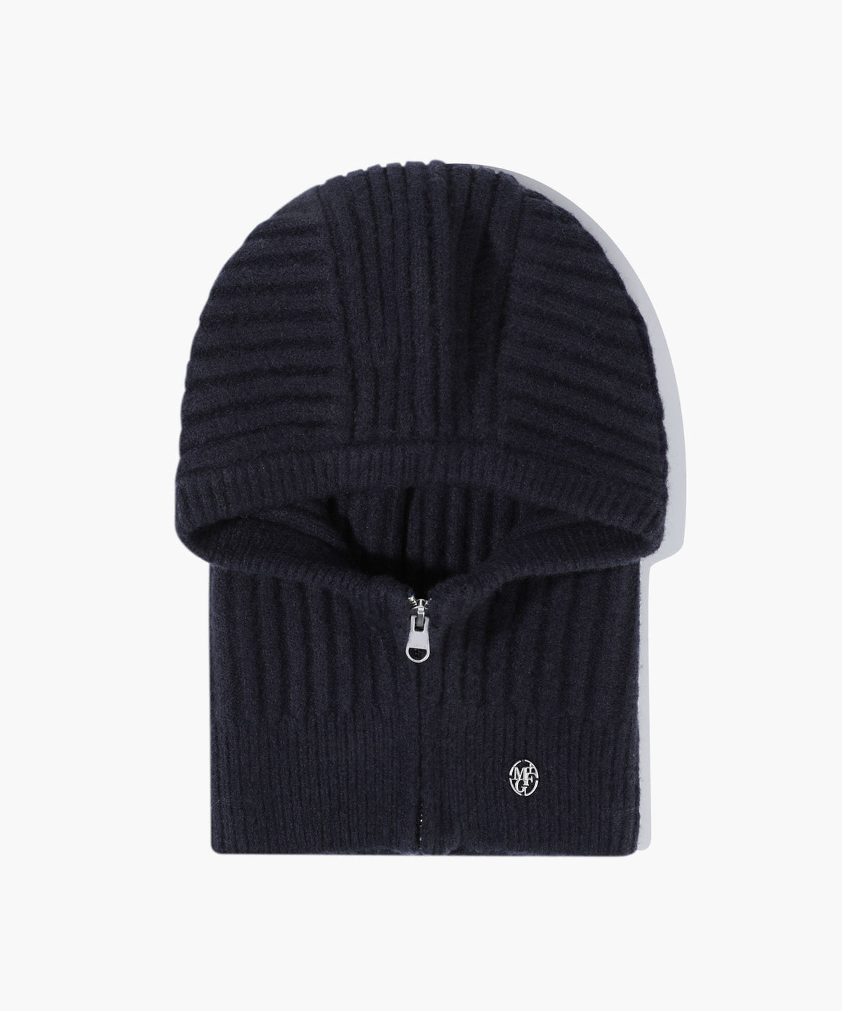 Marithe & Francois Girbaud - Circle Logo Zip Up Balaclava (Navy) product image 1 | TRAB K-Fashion Australia