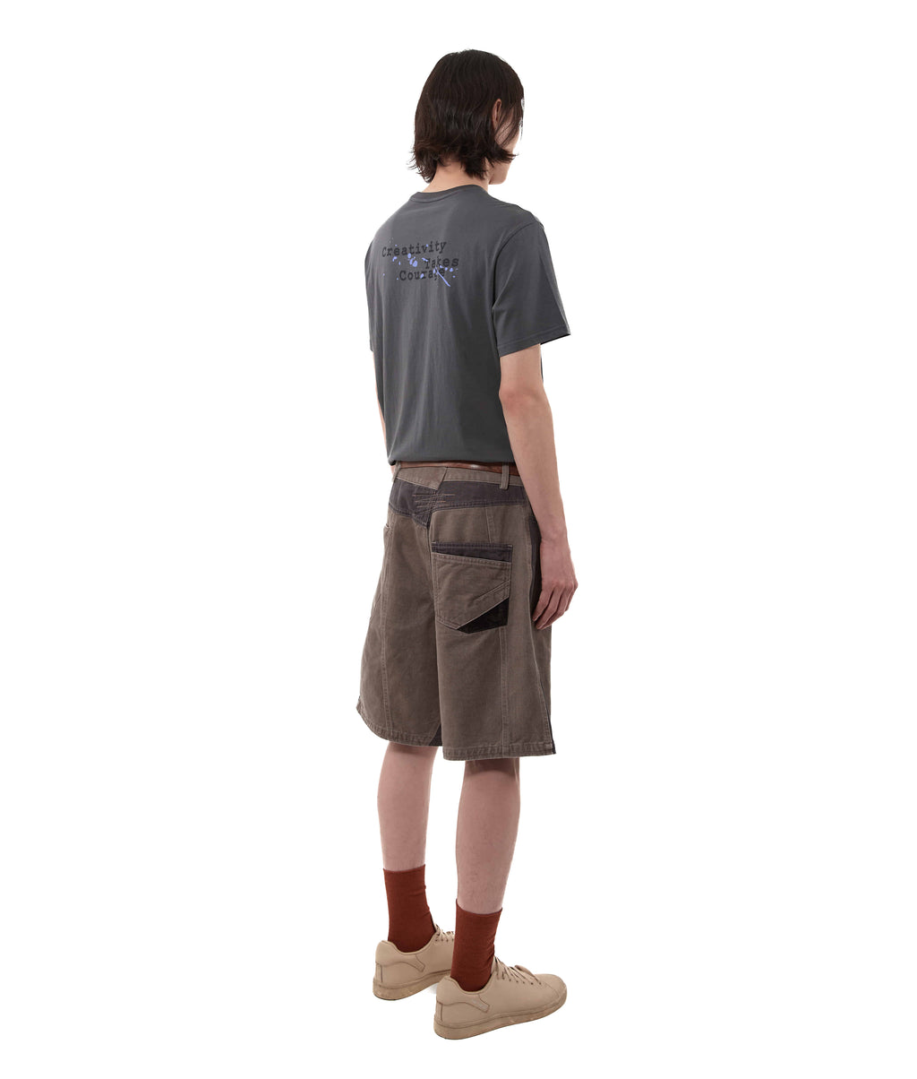 XLIM - Ep.9 Synopsis 01 Shorts (Brown) product image 10 | TRAB K-Fashion Australia