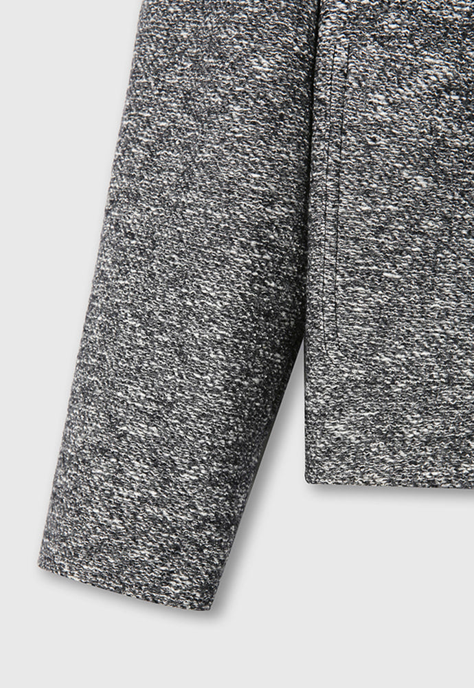 Tonywack - Italian Wool Cotton Tweed Blouson (Tweed Grey) product image 13 | TRAB K-Fashion Australia