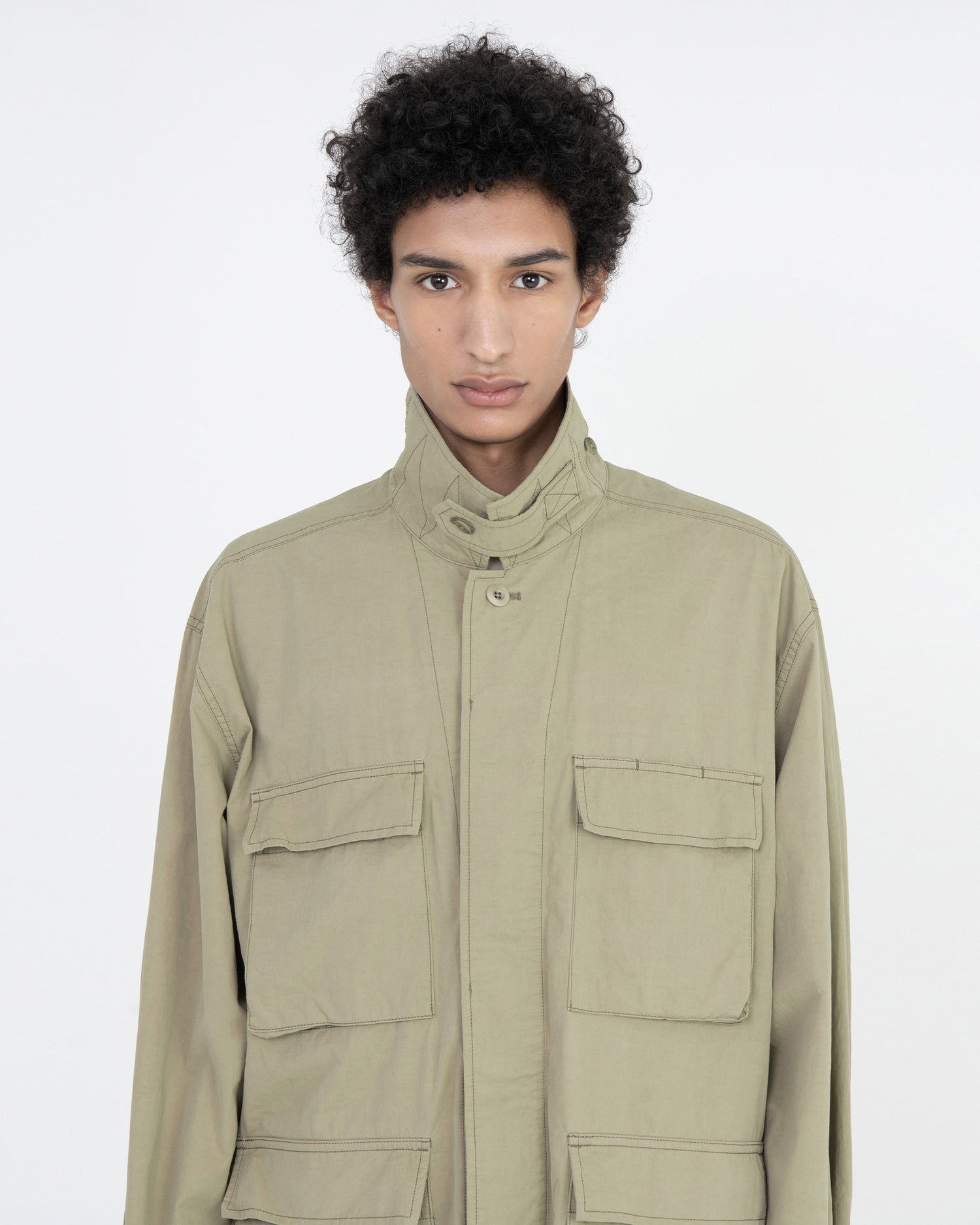 Brownyard - Washed Bdu Jacket (Dark Beige) product image 5 | TRAB K-Fashion Australia