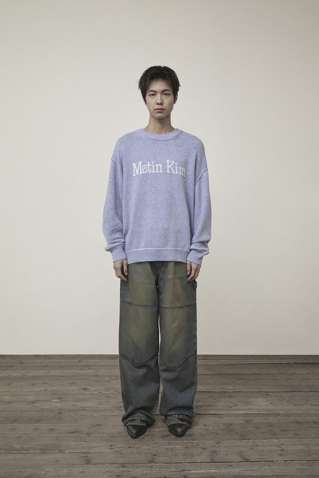 Matin Kim - Western Detail Denim Pants (Blue) product image 10 | TRAB K-Fashion Australia