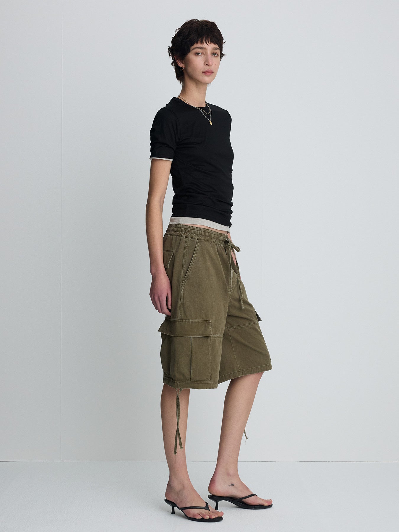 Tonywack - Tencel Short Sleeve T-Shirt (Black) product image 1 | TRAB K-Fashion Australia