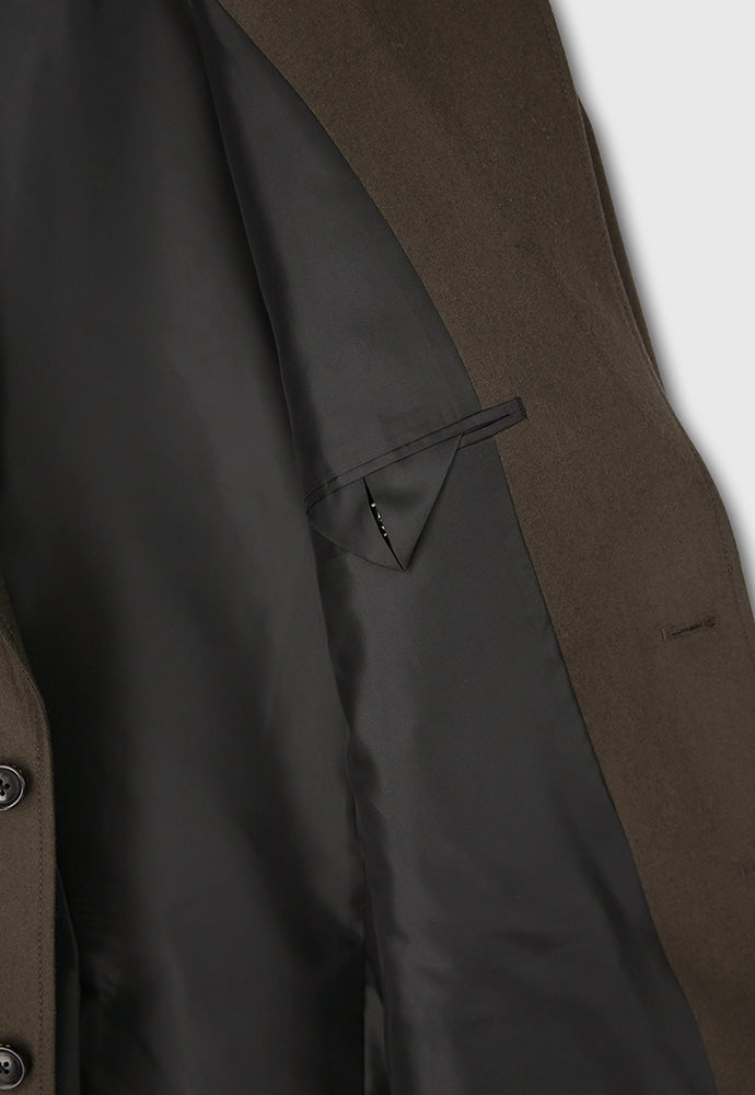 Tonywack - Wool And Cashmere Tailored Blazer (Taupe Brown) product image 12 | TRAB K-Fashion Australia