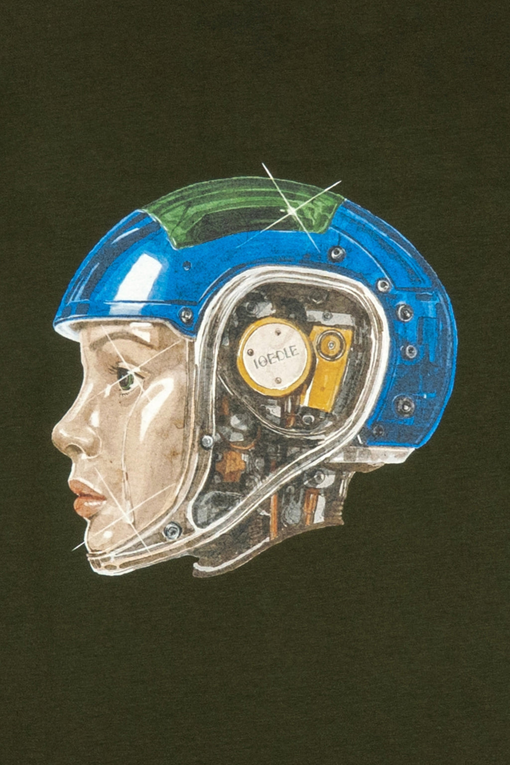 Ioedle - Tear Algorithm T-Shirt (Green) product image 4 | TRAB K-Fashion Australia