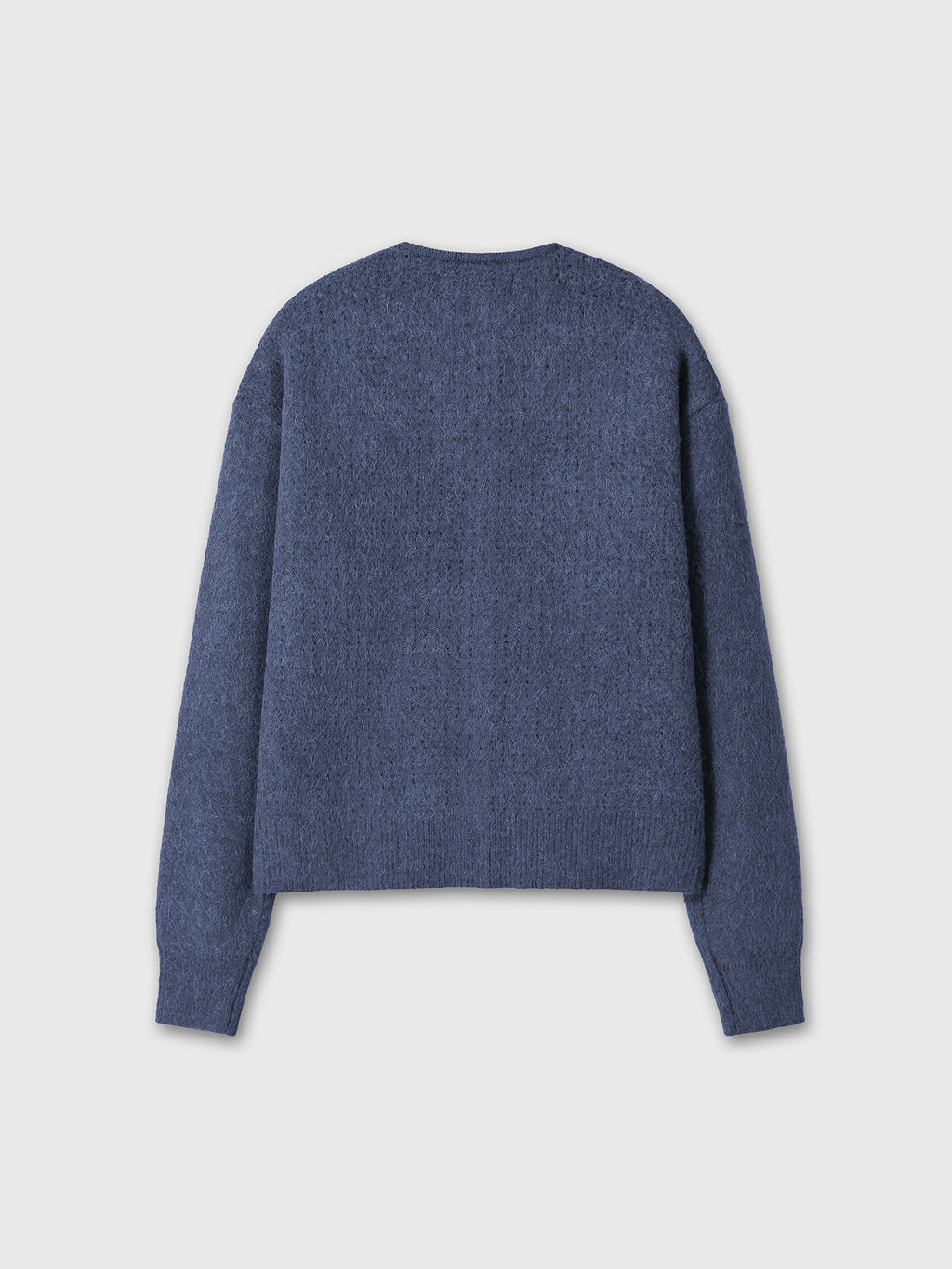 Tonywack - Brushed Alpaca-Blend Cardigan (Purple Blue) product image 9 | TRAB K-Fashion Australia