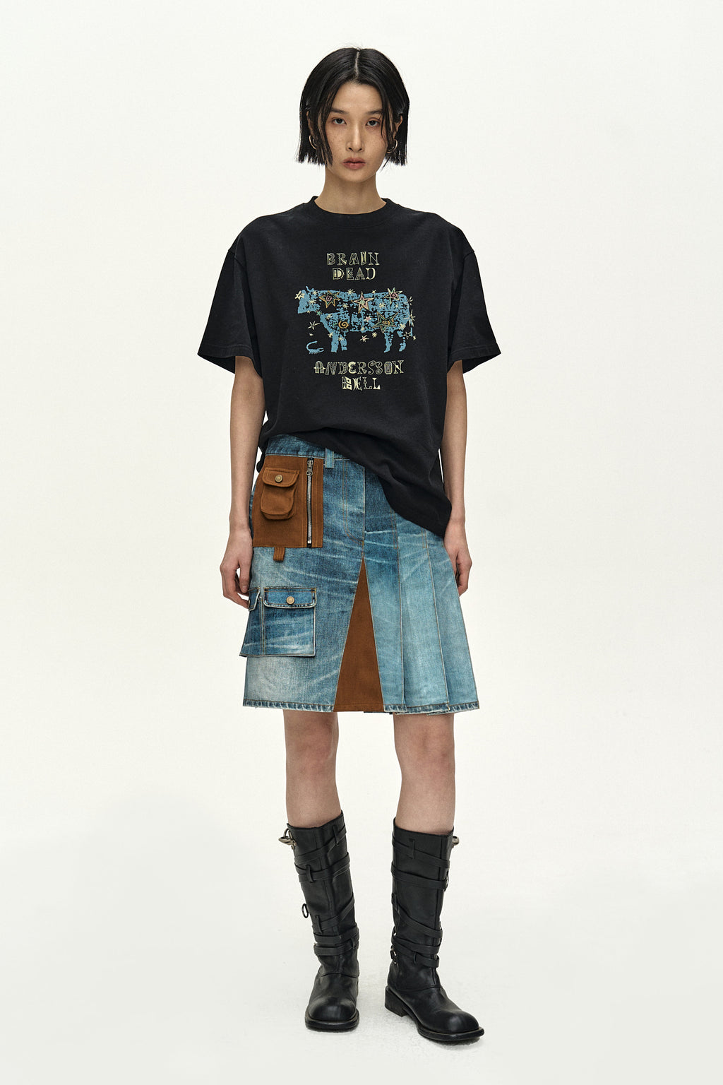 Andersson Bell - Andersson Bell X Brain Dead Cow T-Shirts (Black) product image 6 | TRAB K-Fashion Australia