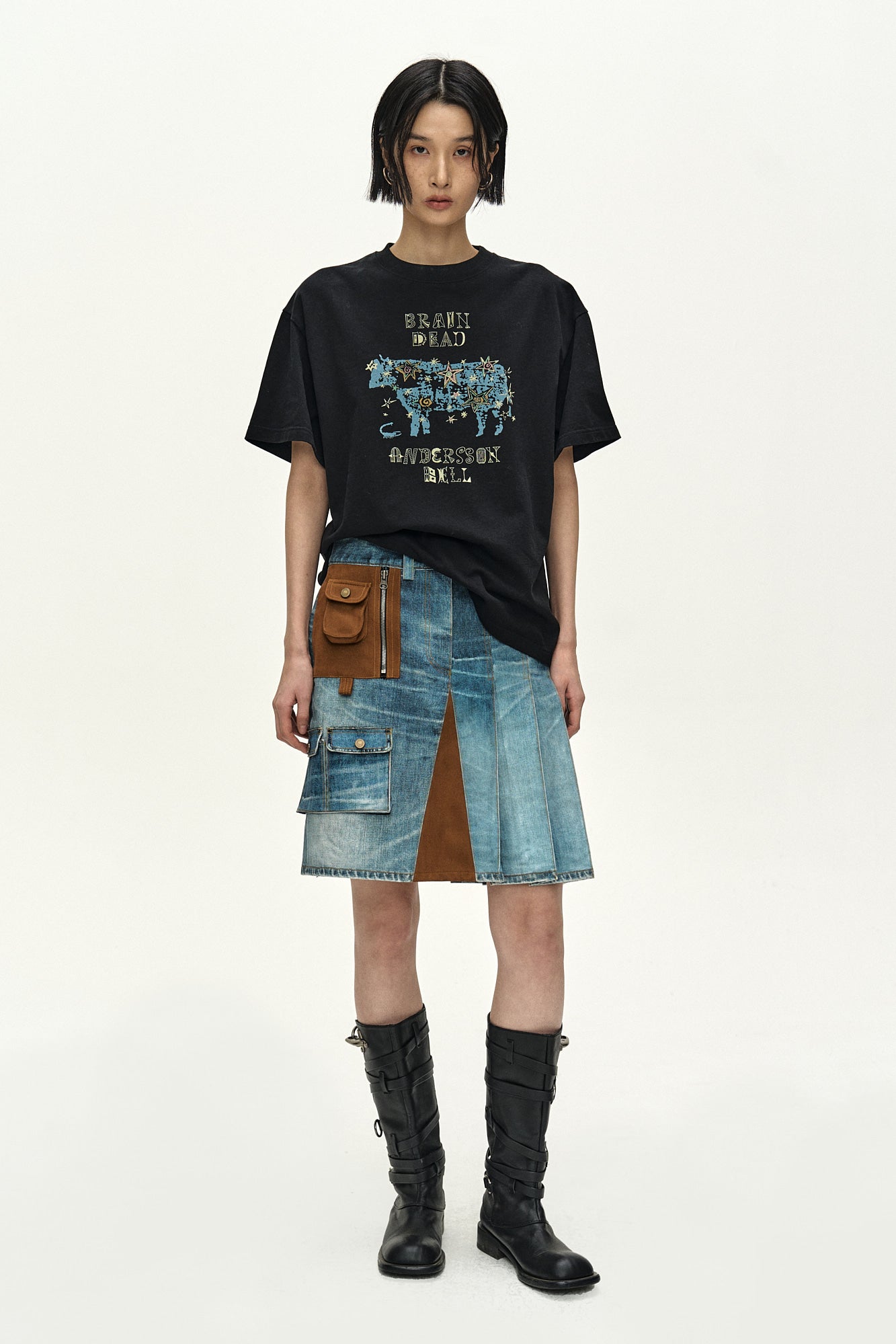 Andersson Bell - Andersson Bell X Brain Dead Cow T-Shirts (Black) product image 6 | TRAB K-Fashion Australia