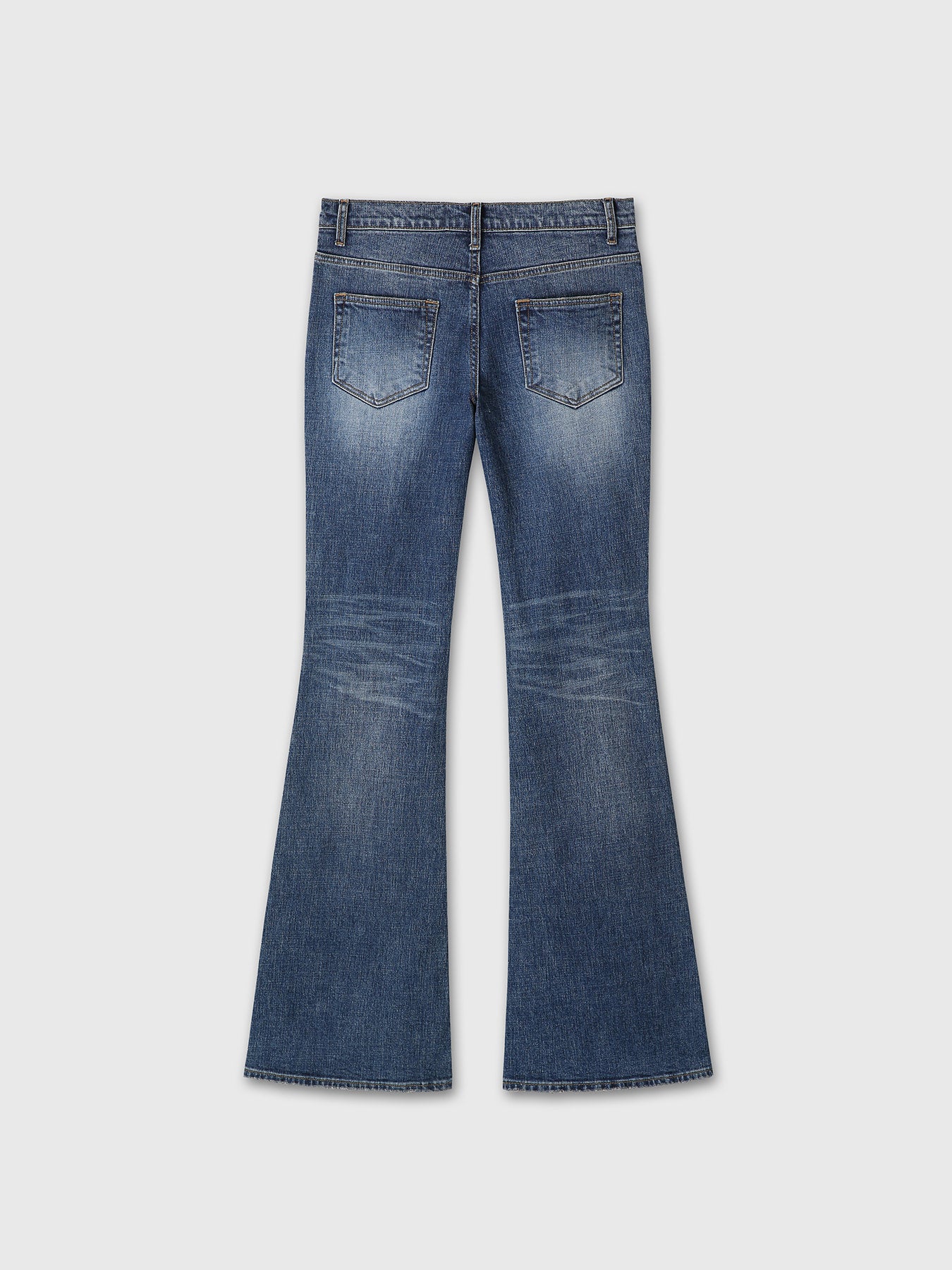 Tonywack - Low-Rise Denim Bootcut Trousers (Washed Mid Blue) product image 10 | TRAB K-Fashion Australia