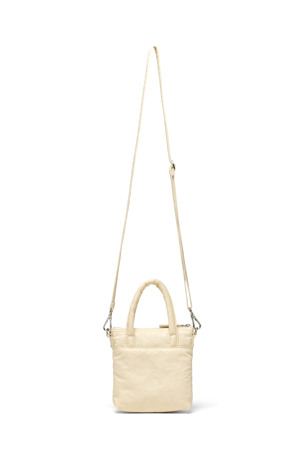 Matin Kim - Padded Cargo Two Way Mini Bag (Cream) product image 2 | TRAB K-Fashion Australia