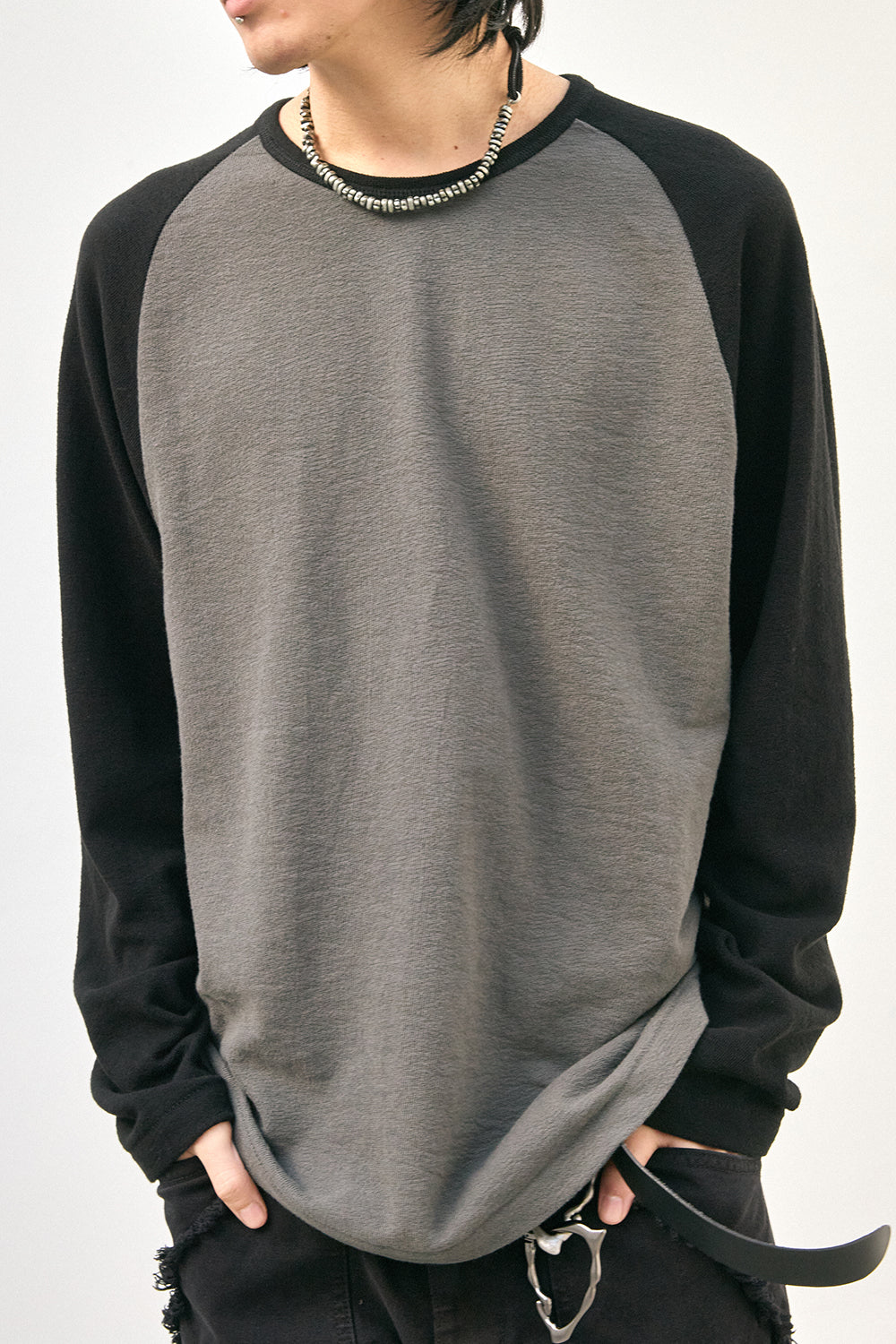 Hatchingroom - Raglan Tee (Black/Moss Charcoal) product image 11 | TRAB K-Fashion Australia