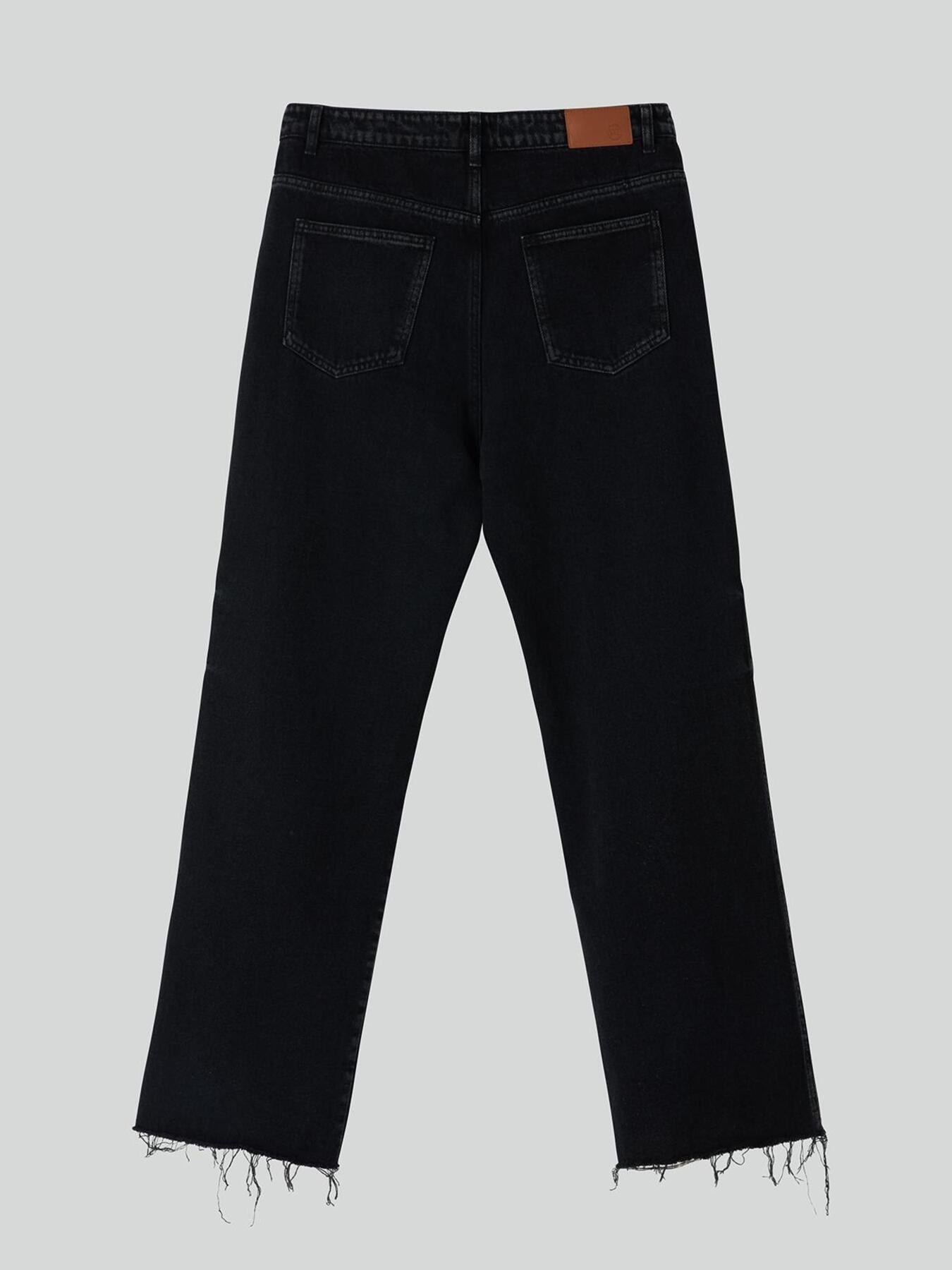 Recto - Theo Washed Denim Pants (Black) product image 8 | TRAB K-Fashion Australia