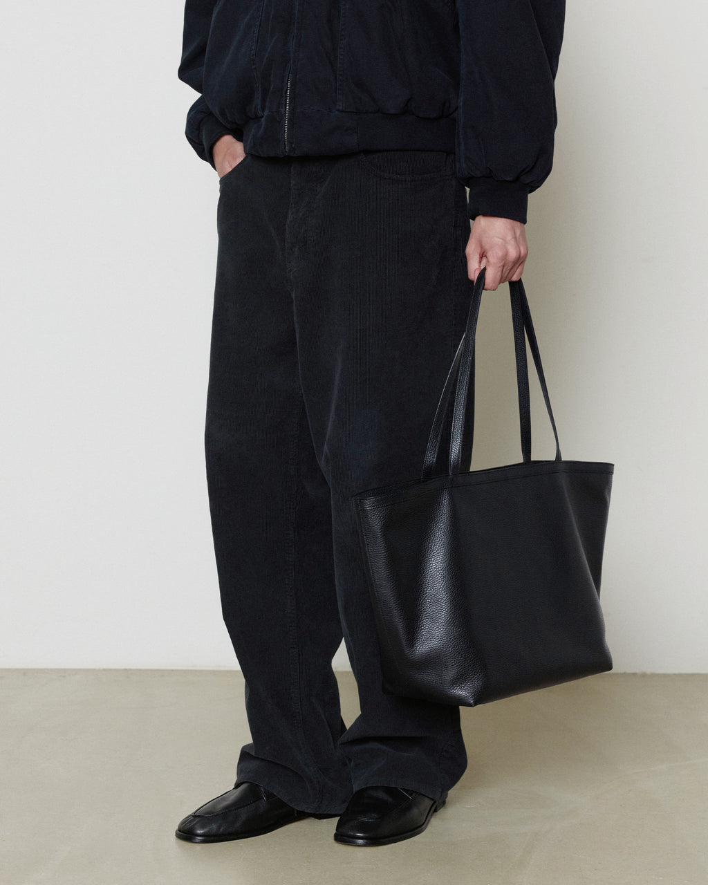 Brownyard - Garment Dyed Corduroy Pants (Black) product image 4 | TRAB K-Fashion Australia