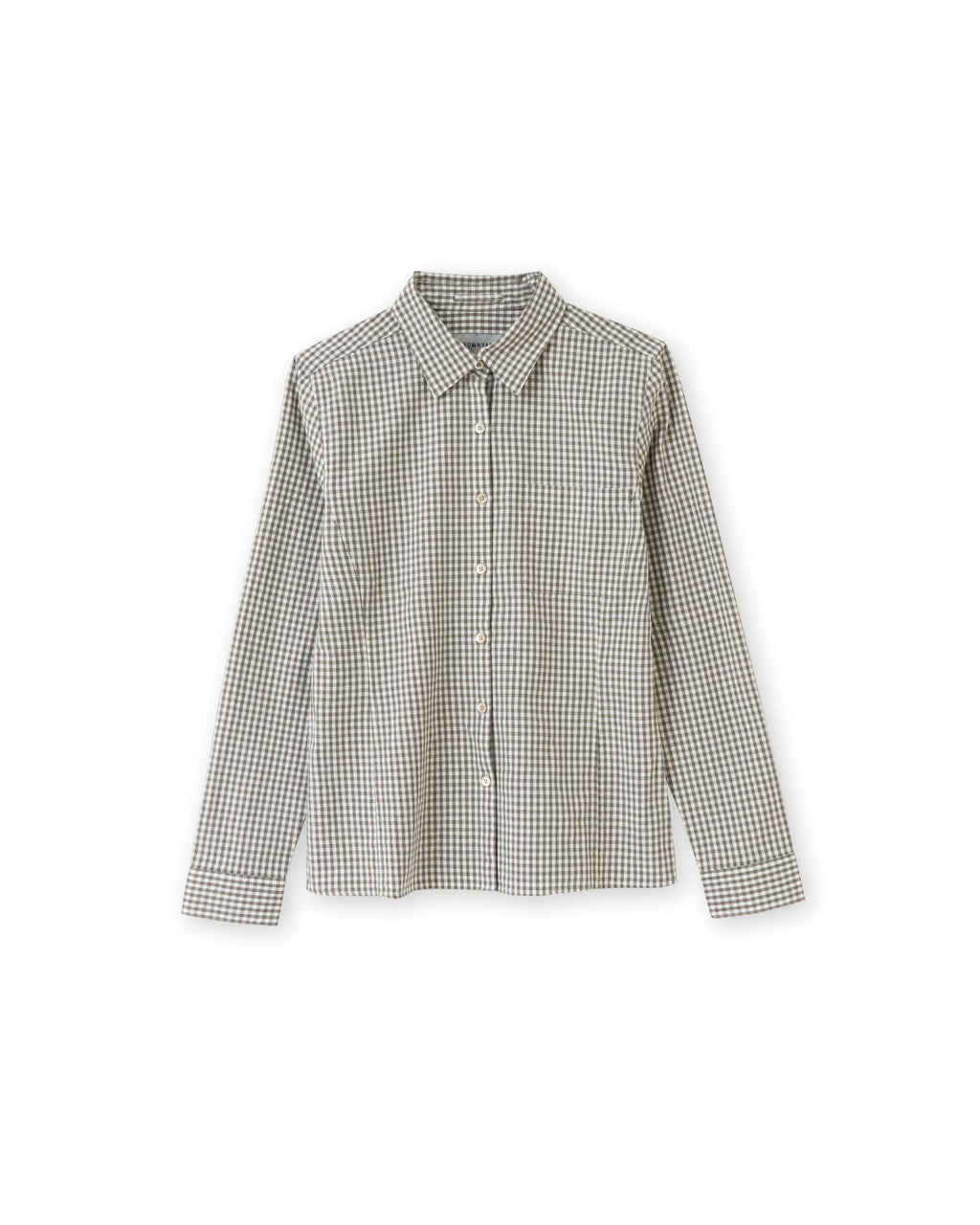 Brownyard - Slim Check Shirt (Brown Check) product image 5 | TRAB K-Fashion Australia