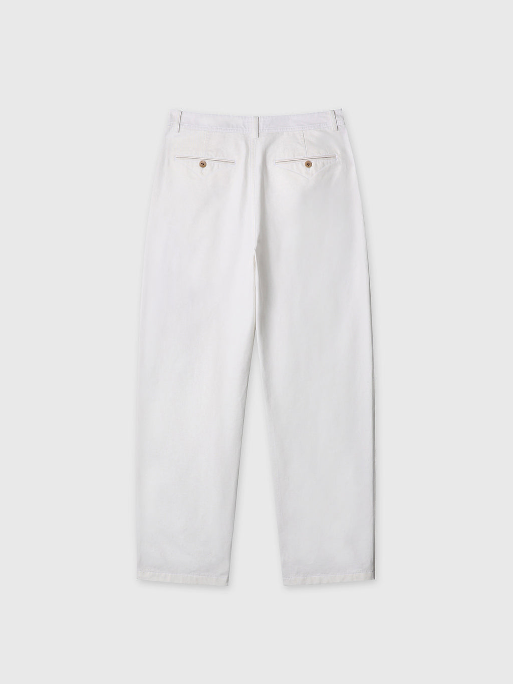 Tonywack - Curved Cotton Chino Pants (White) product image 9 | TRAB K-Fashion Australia
