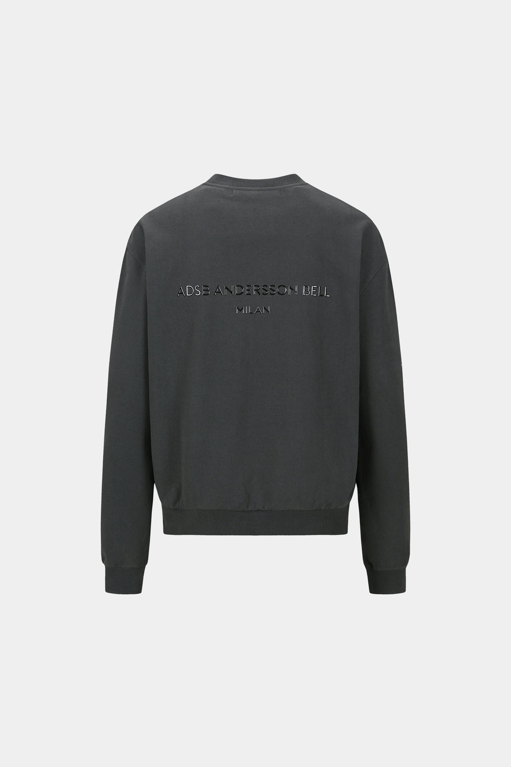 Andersson Bell - Unisex Stool Patch Logo Sweatshirts (Charcoal) product image 9 | TRAB K-Fashion Australia
