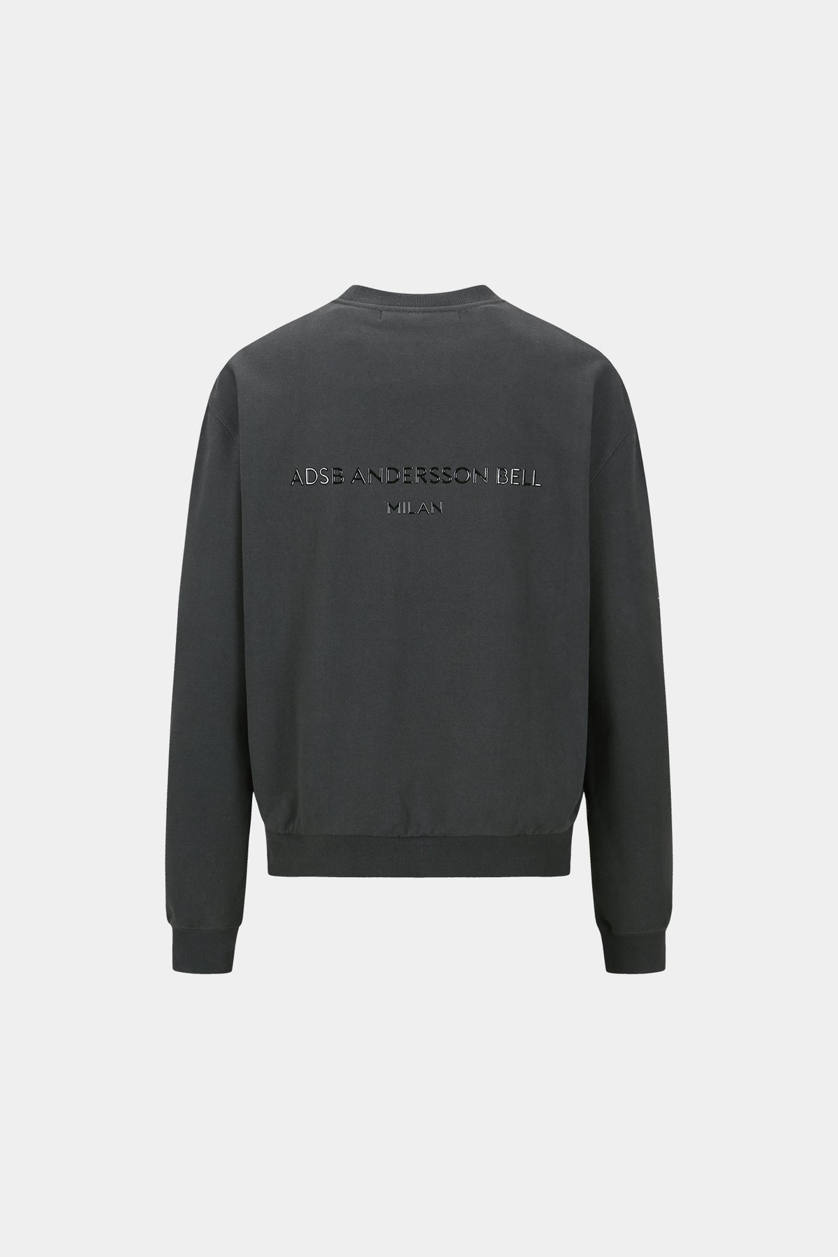 Andersson Bell - Unisex Stool Patch Logo Sweatshirts (Charcoal) product image 9 | TRAB K-Fashion Australia