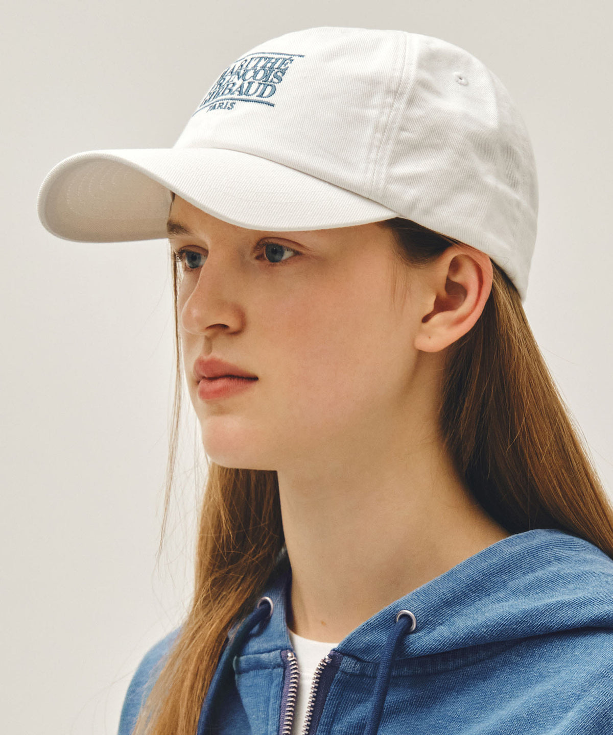 Marithe & Francois Girbaud - Small Classic Logo Cap (Off White) product image 6 | TRAB K-Fashion Australia