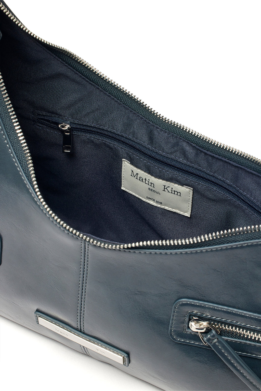 Matin Kim - Asymmetrical Zipper Bag (Charcoal) product image 4 | TRAB K-Fashion Australia