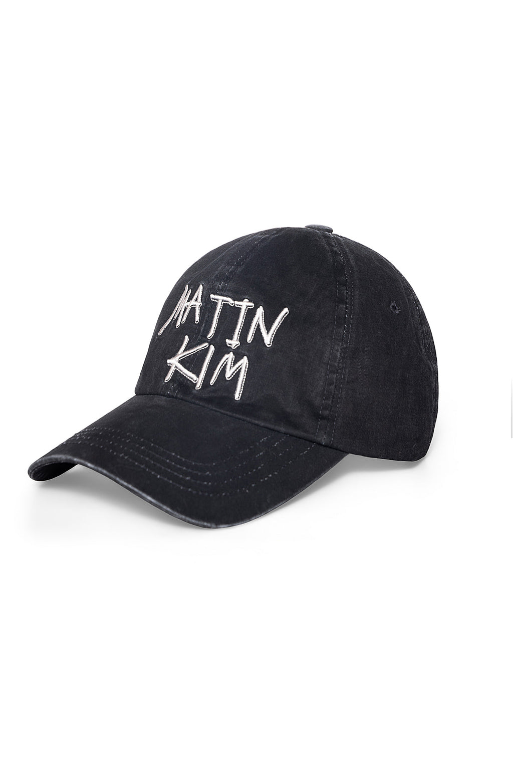 Matin Kim - Vintage Washed Graffiti Ball Cap (Black) product image 3 | TRAB K-Fashion Australia