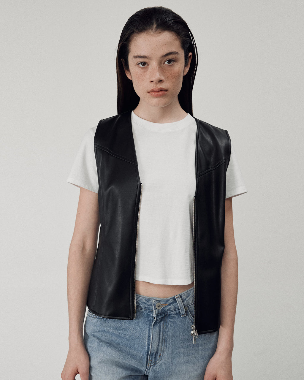Brownyard - Eco Leather Western Vest (Black) product image 7 | TRAB K-Fashion Australia