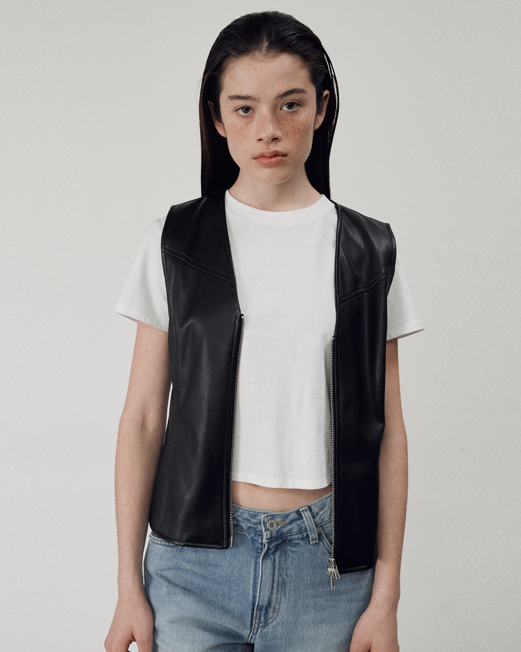 Brownyard - Eco Leather Western Vest (Black) product image 7 | TRAB K-Fashion Australia