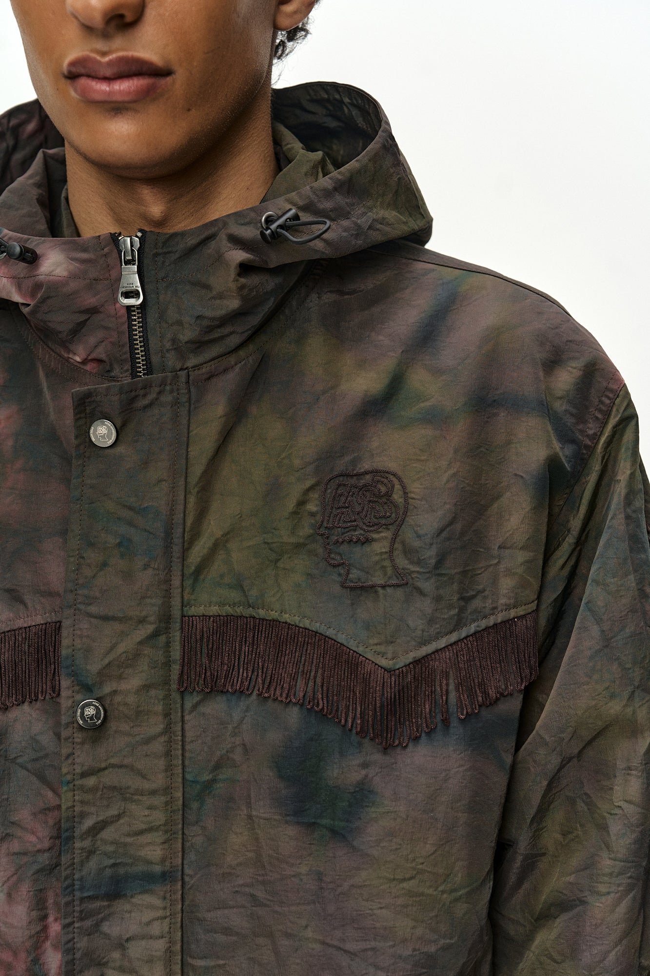 Andersson Bell - Andersson Bell X Brain Dead Tie-Dyed Hooded Jumper (Brown) product image 5 | TRAB K-Fashion Australia
