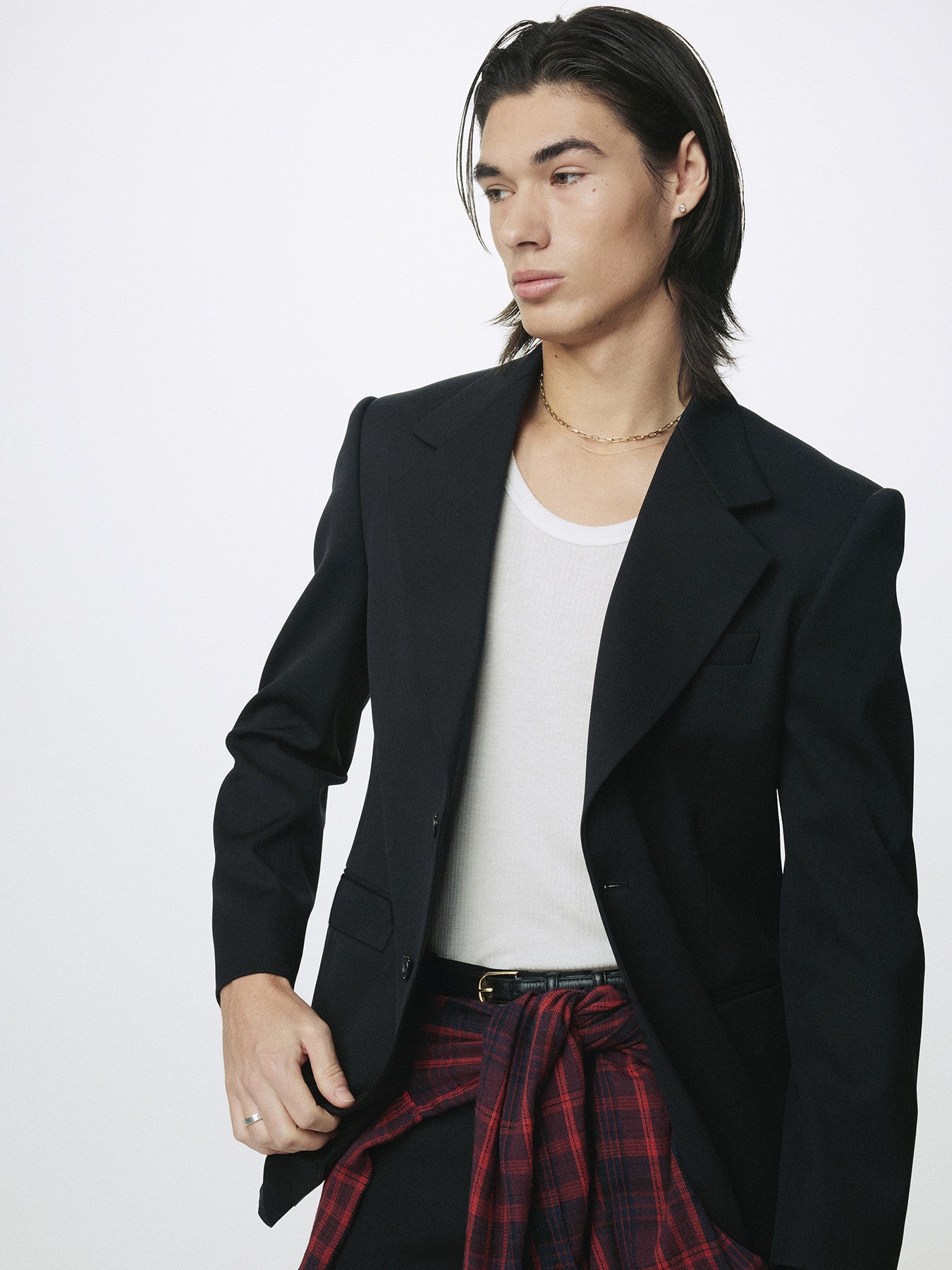 Tonywack - Wool Single-Breasted Tailored Jacket (Midnight) product image 7 | TRAB K-Fashion Australia
