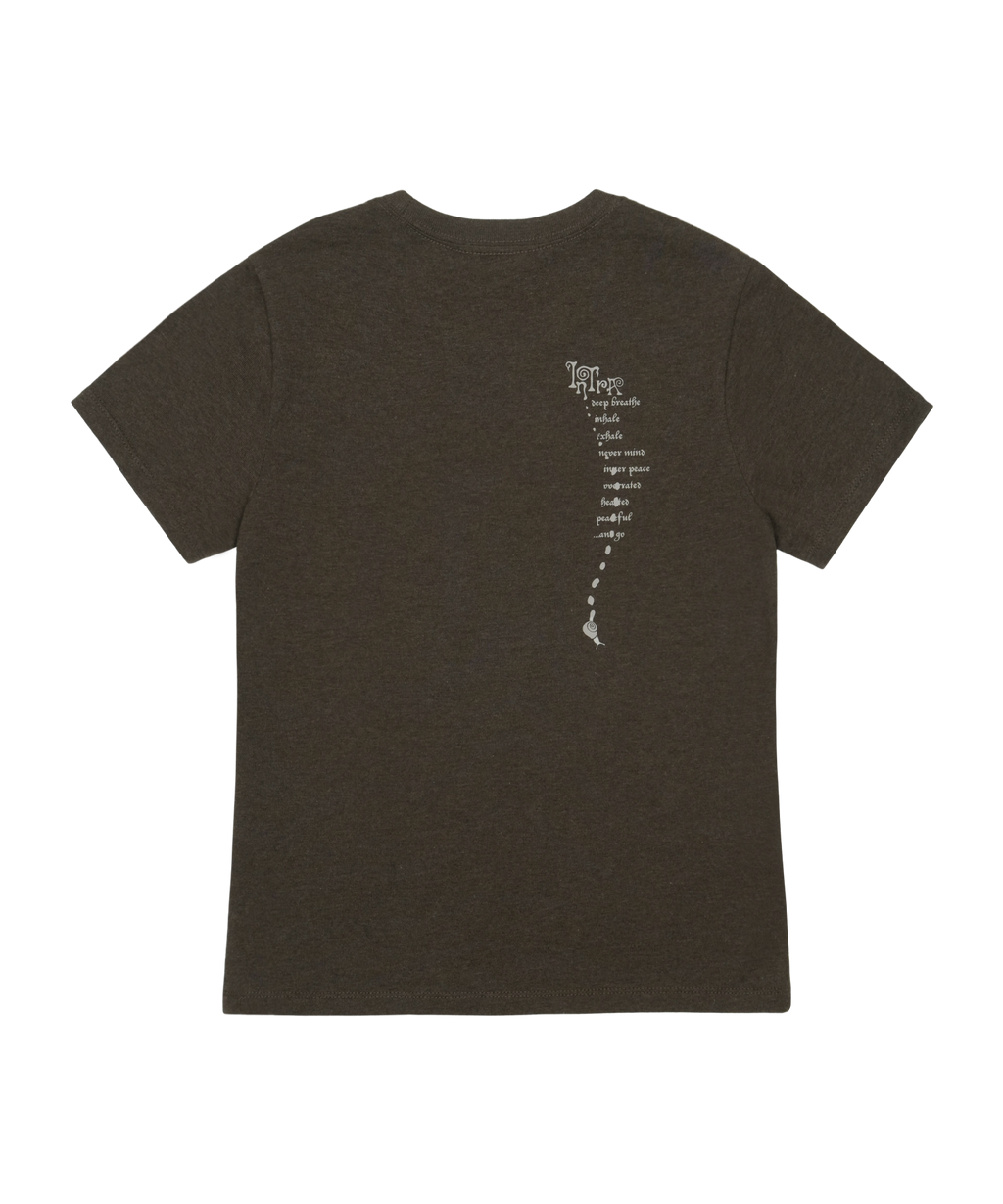 San San Gear - Snail T-Shirt_0 (Melange Brown) product image 2 | TRAB K-Fashion Australia