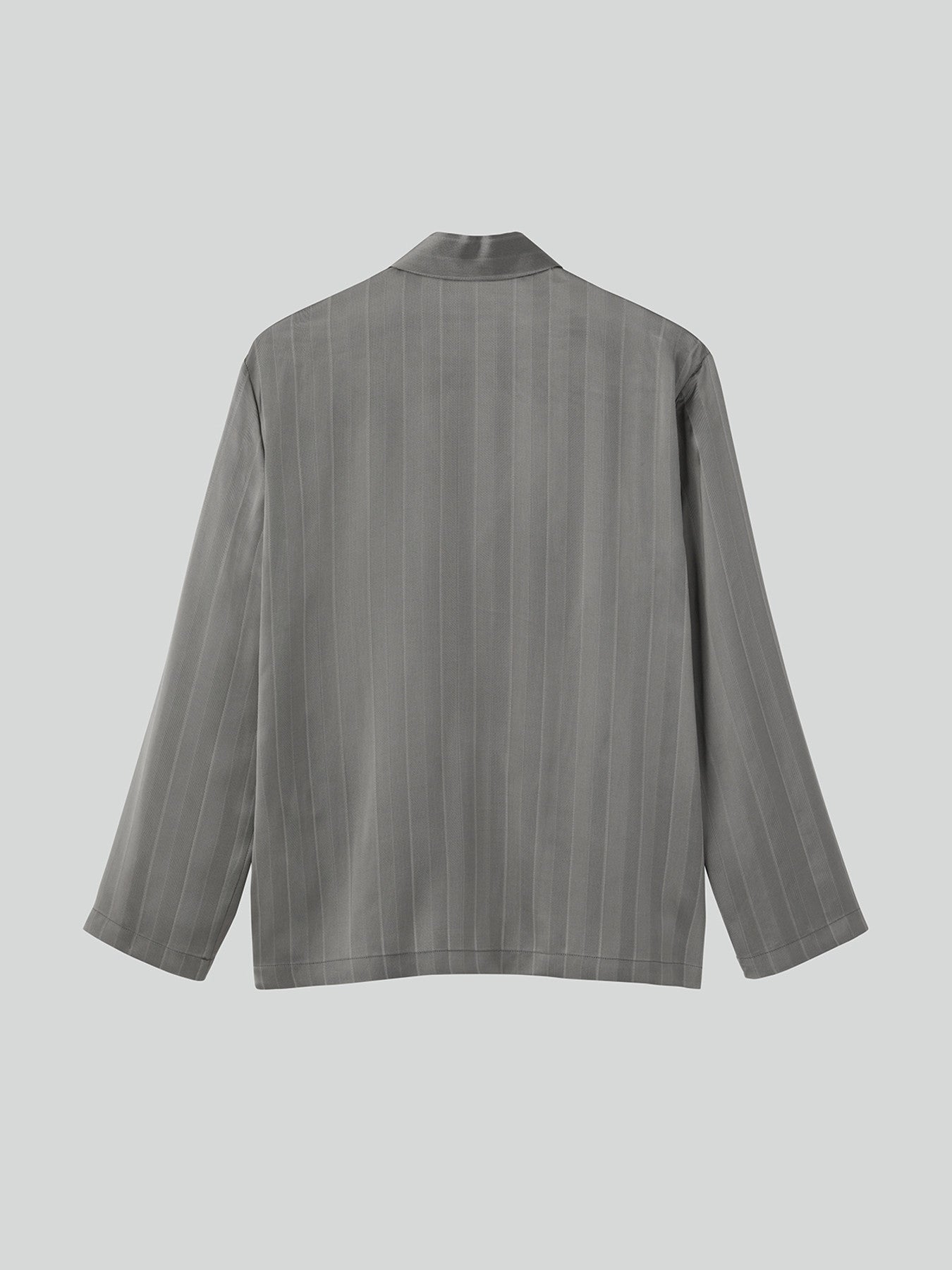 Recto - Silky Lounge Shirt (Midnight Grey) product image 6 | TRAB K-Fashion Australia
