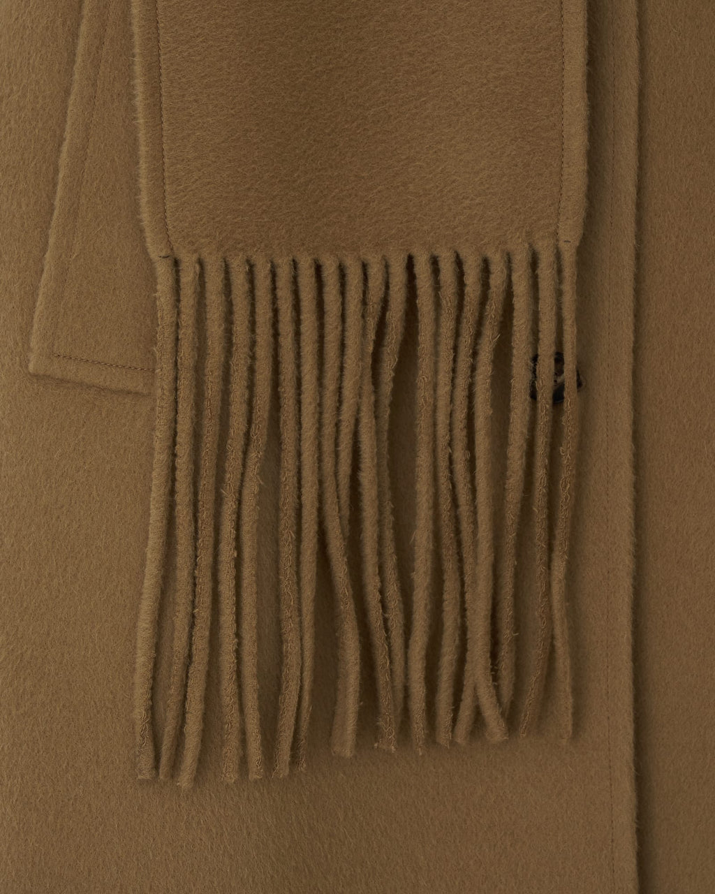 Kimhe Kim - Scarf Detail Long Coat (Beige) product image 14 | TRAB K-Fashion Australia